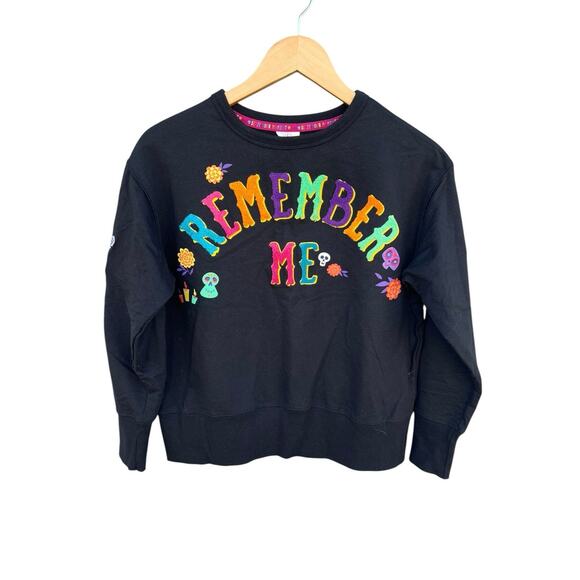 Disney Sweaters - Disney Coco Remember Me Women’s Black Sweatshirt XS Miguel Dante